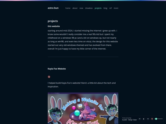 projects screenshot