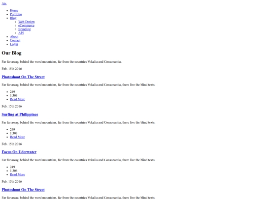 blog screenshot