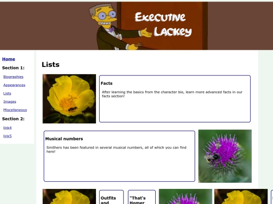 Lists screenshot