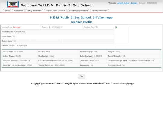 avdeshkumar/avdeshprofile screenshot