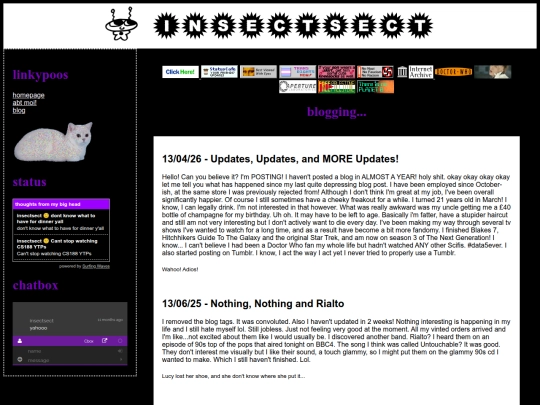 blog screenshot