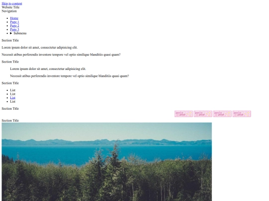 testing/testing screenshot