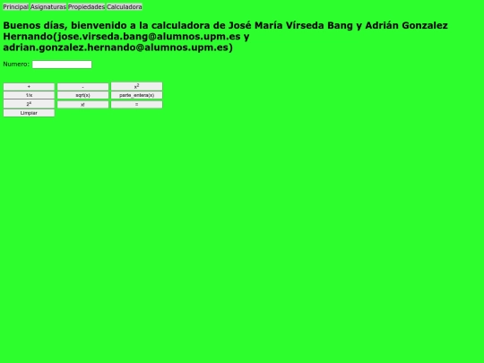 calculadora screenshot