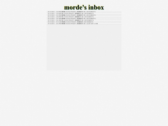 email screenshot