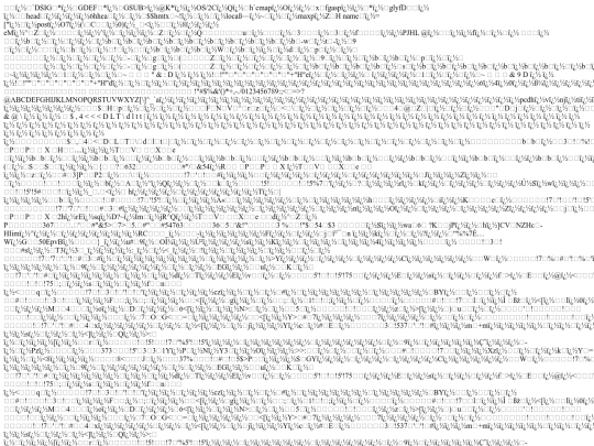 font screenshot