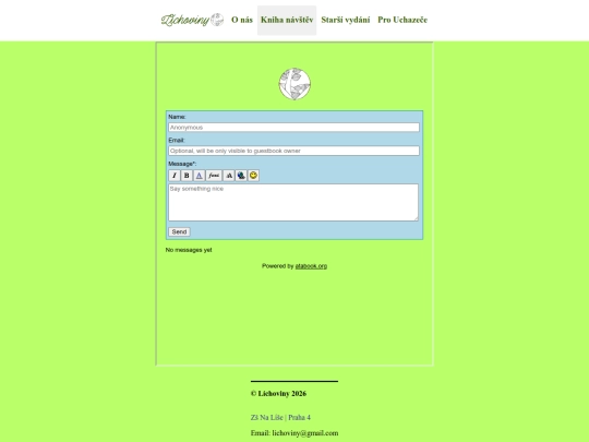 kniha-navstev screenshot