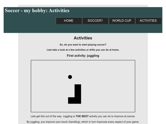 finalproject/activities screenshot