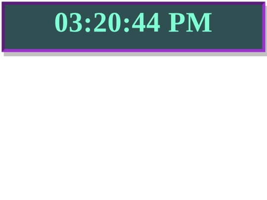 guidedprojects/digitalclock screenshot