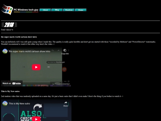 Videos/2018 screenshot