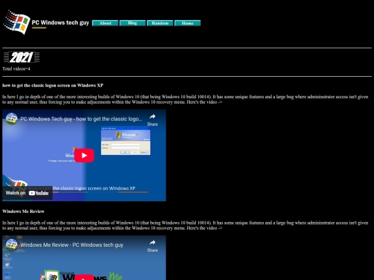 Videos/2021 screenshot