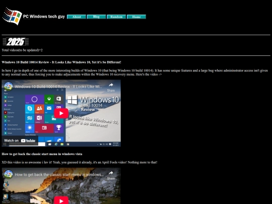 Videos/2025 screenshot