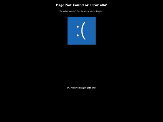 not_found screenshot