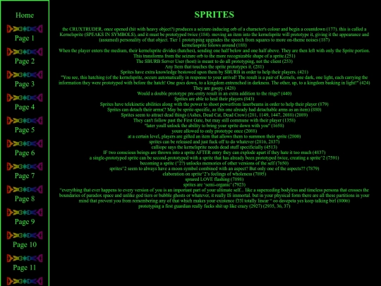 Sprites screenshot