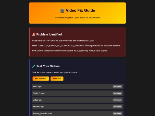 video-fix-guide screenshot