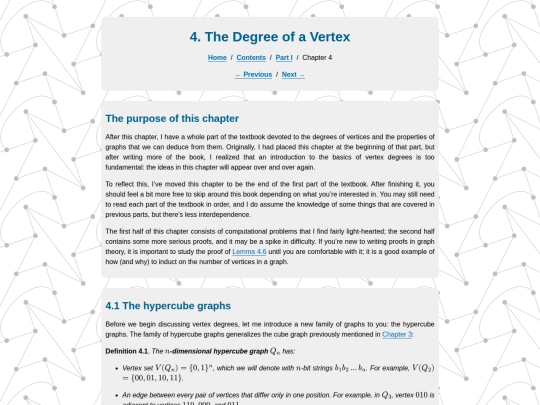 beginning/degrees screenshot