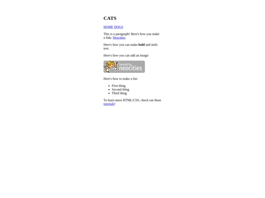 cats screenshot