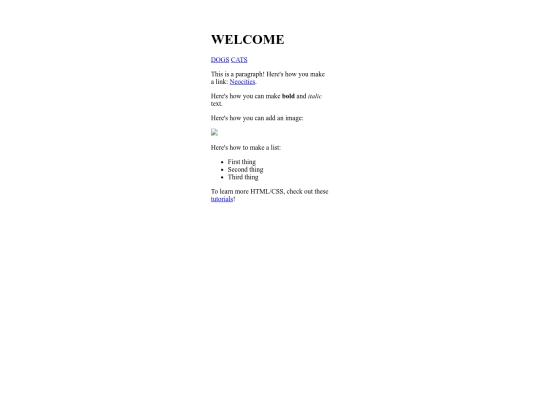 index screenshot