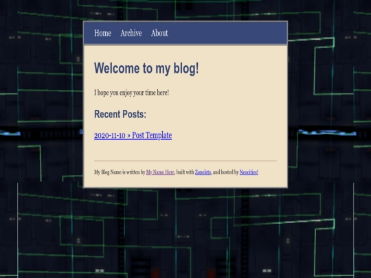 index screenshot