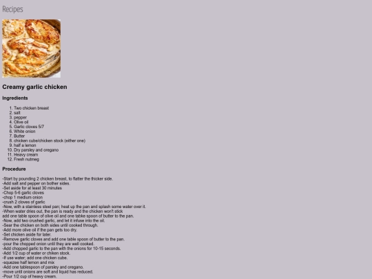 my website/recipe screenshot