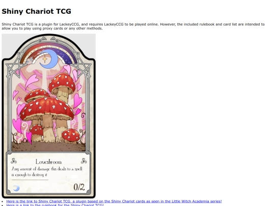 ShinyChariotTCG screenshot