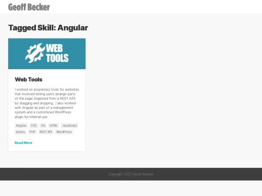 skill/angular screenshot