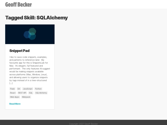 skill/sqlalchemy screenshot