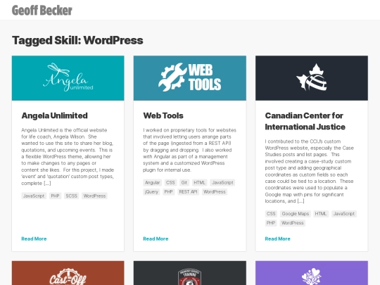 skill/wordpress screenshot
