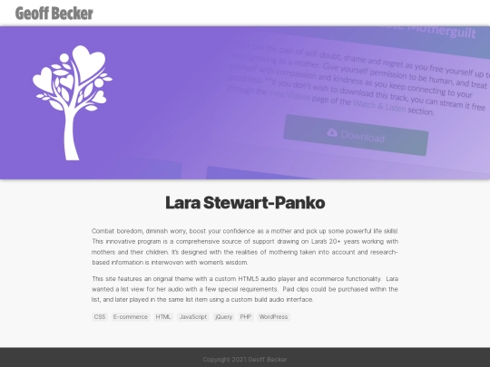 work/lara-stewart-panko screenshot