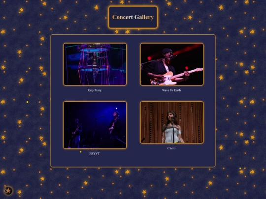 concerts screenshot