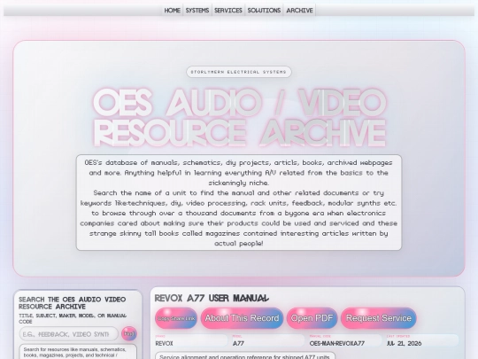 manuals screenshot