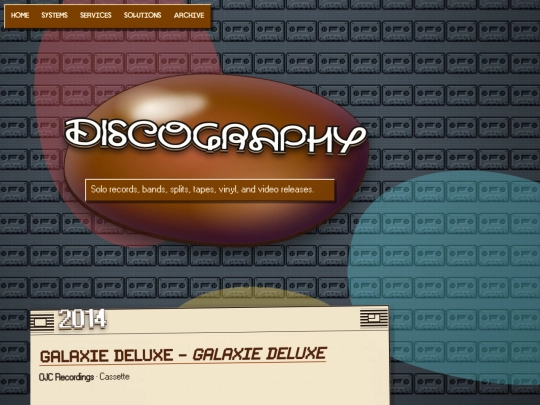 music/discography screenshot