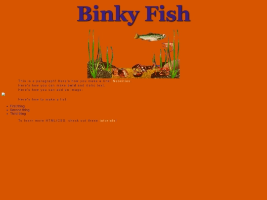 binkyfish screenshot