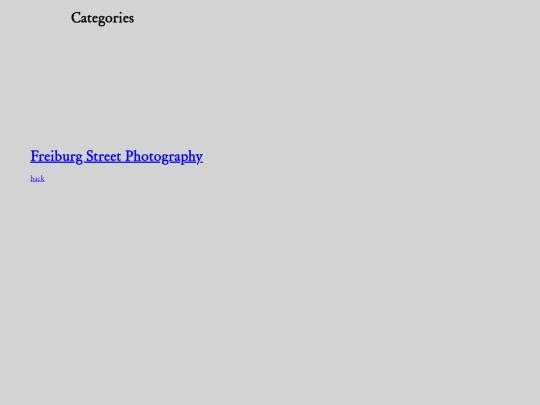 Categories screenshot