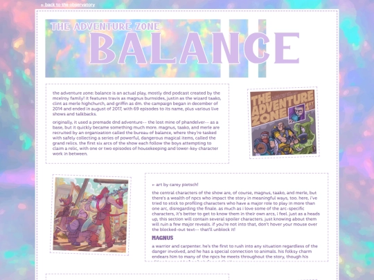 observatory/tazbalance screenshot