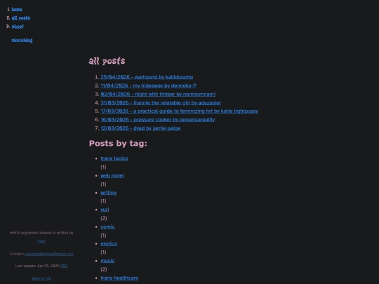 blog/info/all_posts screenshot