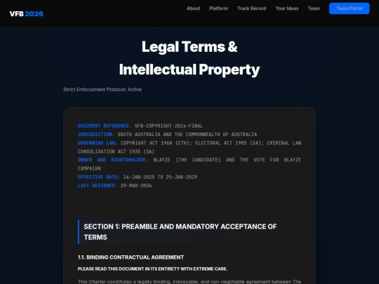 Copyright screenshot