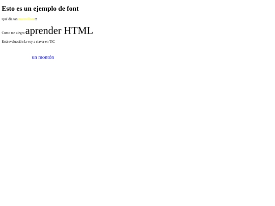 Ejemplofont screenshot