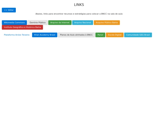Links screenshot