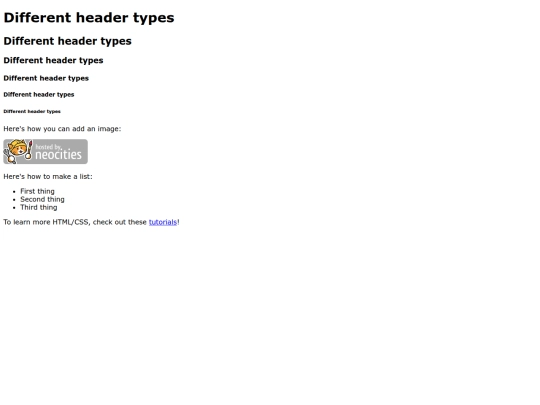 index screenshot