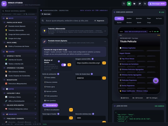 editor-config-venux screenshot
