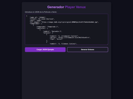 player-venux screenshot