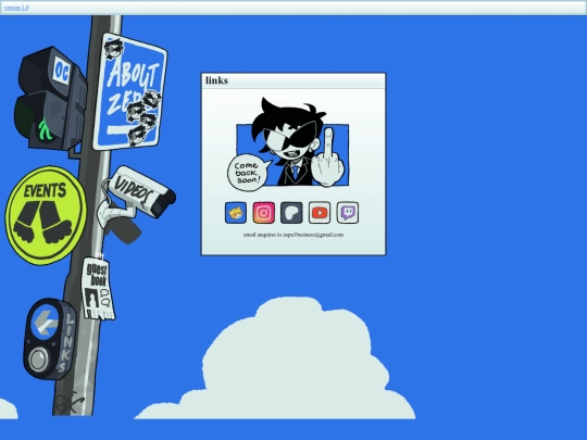links screenshot