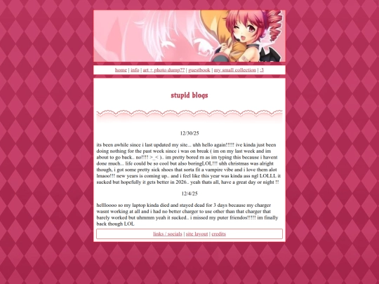 blog screenshot