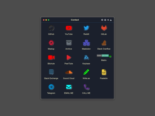 contact screenshot