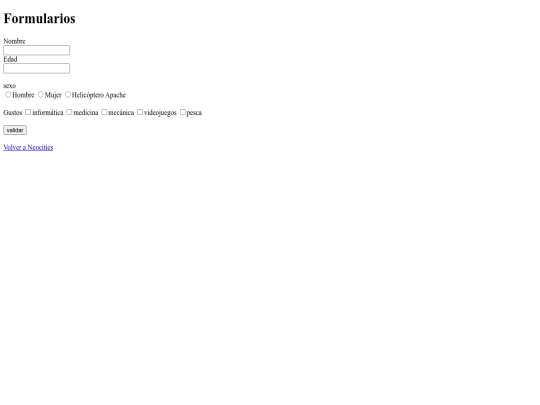 Forms screenshot