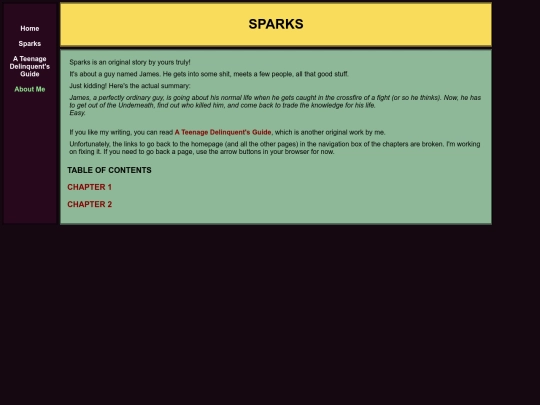 sparks screenshot