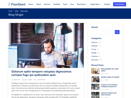 blog-single screenshot