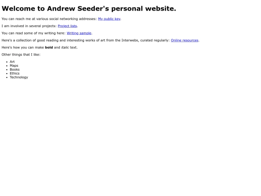 index screenshot