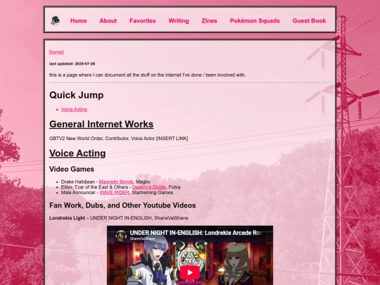 pages/creative-cv screenshot