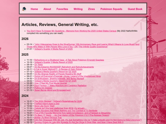 pages/writing screenshot